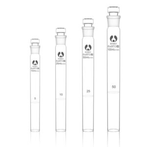 Stoppered Colorimetric Tubes (10ml, 25ml, 50ml, 100ml) - Nessler Stoppered Glass