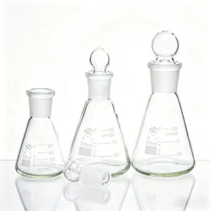 Glass Stoppered Erlenmeyer Flask